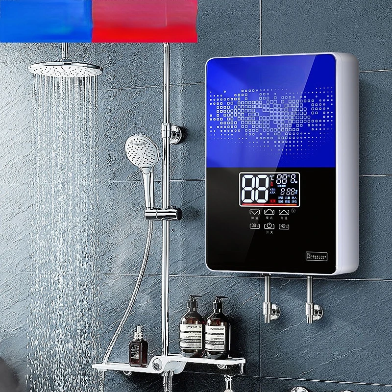 

Instant Electric Water Heater Small Mini Household Quick Heat Exchanger Bathroom Rental Shower Bath
