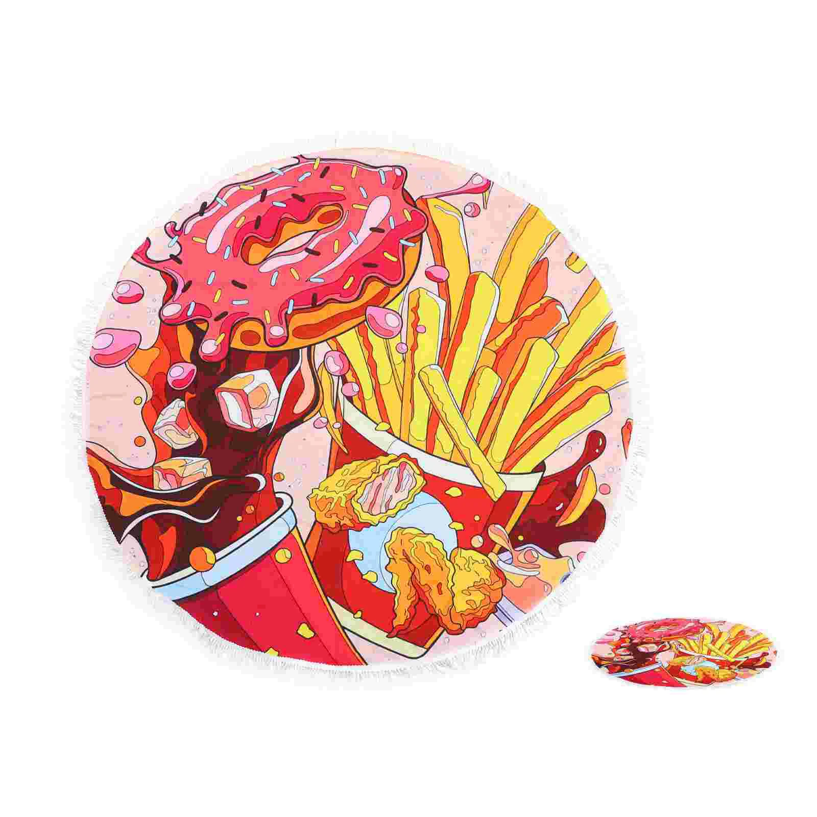 

Beach Towel Towels Large Bath Shower Mats Place Round Floor Sand Swimming Oversize Reusable Blanket Body Decor Bulk Gift Bathing