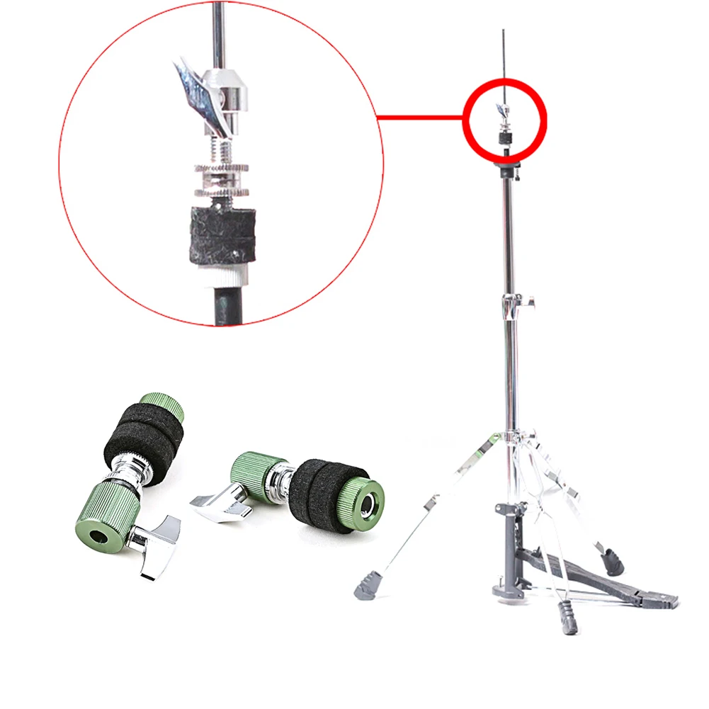 

Alloy Drum Clutch Thickened Percussion Instrument Soft Felt Pad Lever Drop Clutch Jazz Drum Parts Accessories for Hi Hat Cmbal