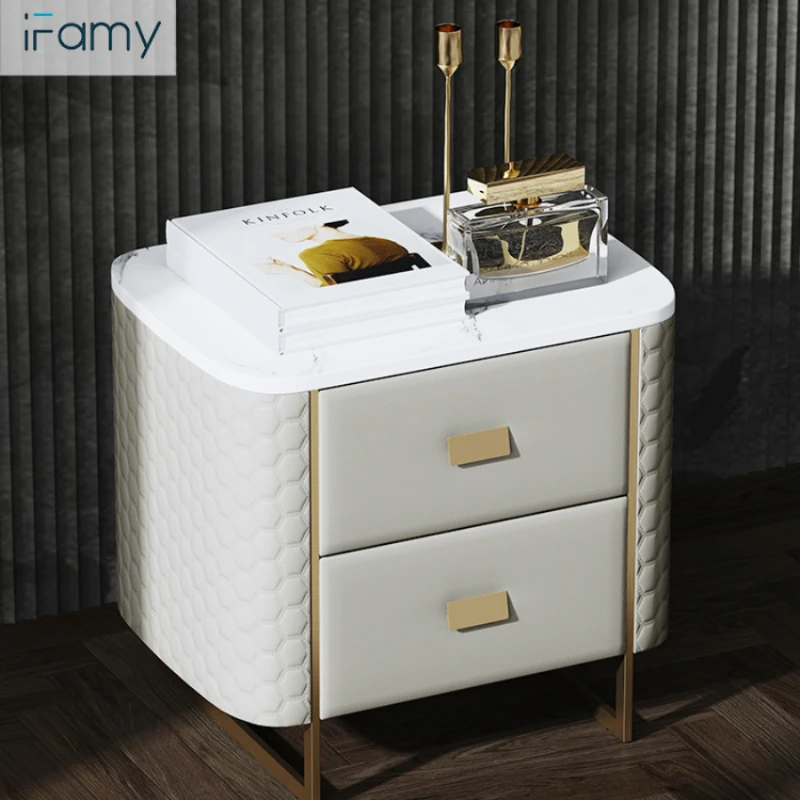 

Modern Wooden Bedroom Furniture Bed Stand Side Luxury Bedside Table