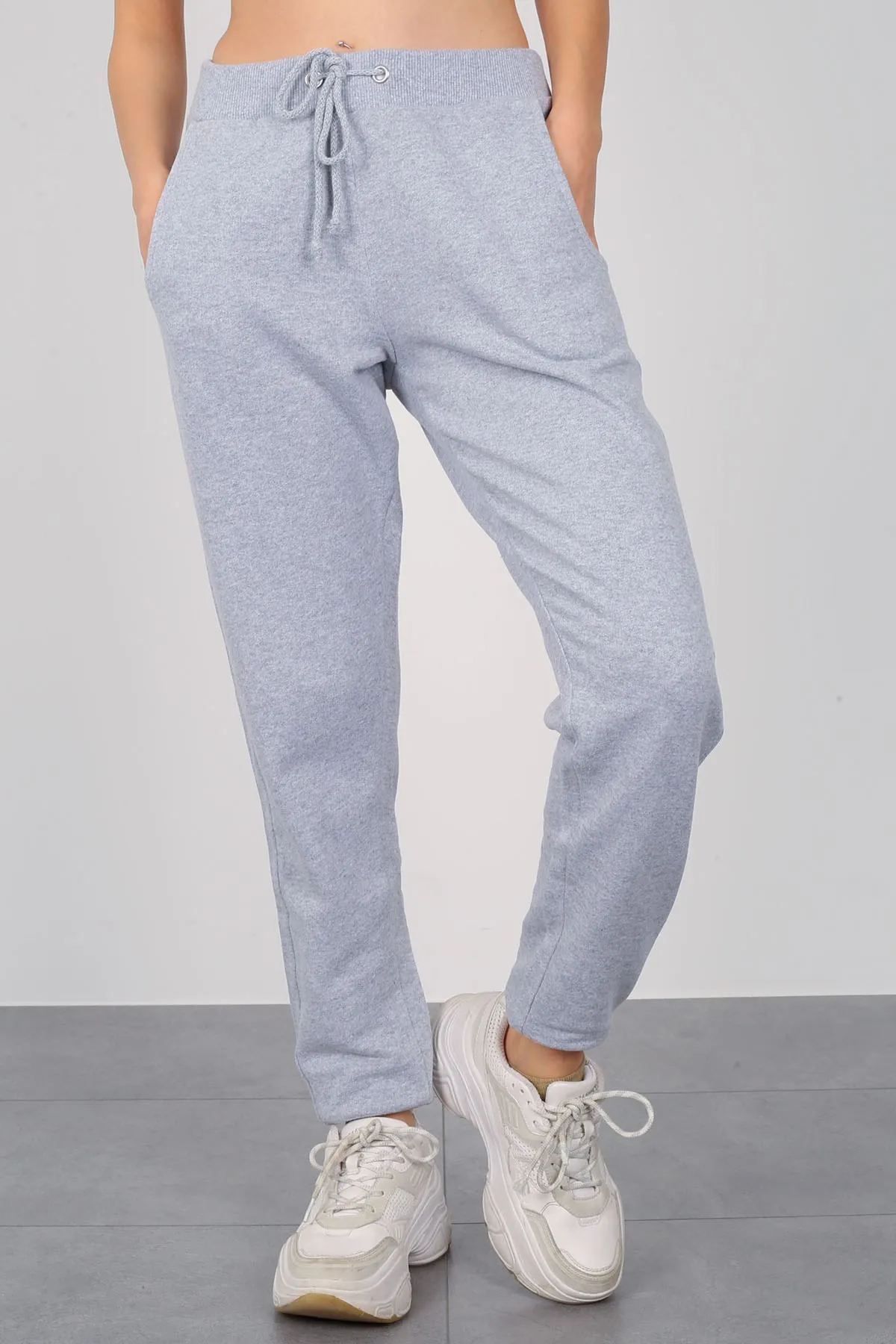 

Facette Women 2022298532 Gray Gray Pettitoes Fitted Sweatpants