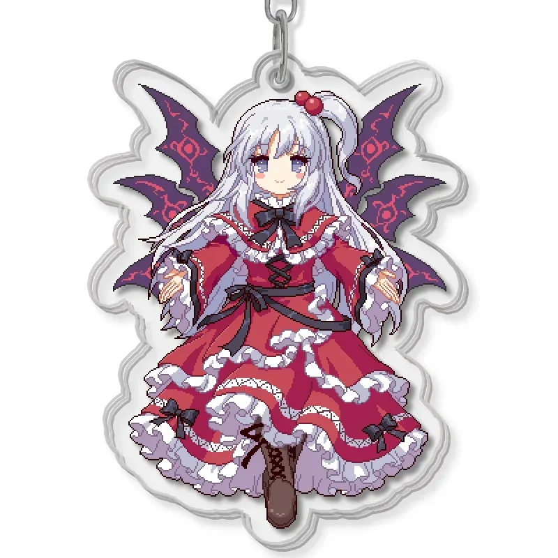 Аниме TouHou Project Remilia Scarlet Izayoi Sakuya Shinki Shikieiki Yamaxanadu косплей акриловый брелок кулон