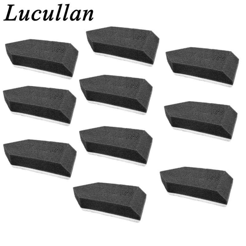 

Утолщенная внутренняя чистящая подушечка Lucullan, эргономичная волшебная щетка для чистки интерьера диагональной огранки