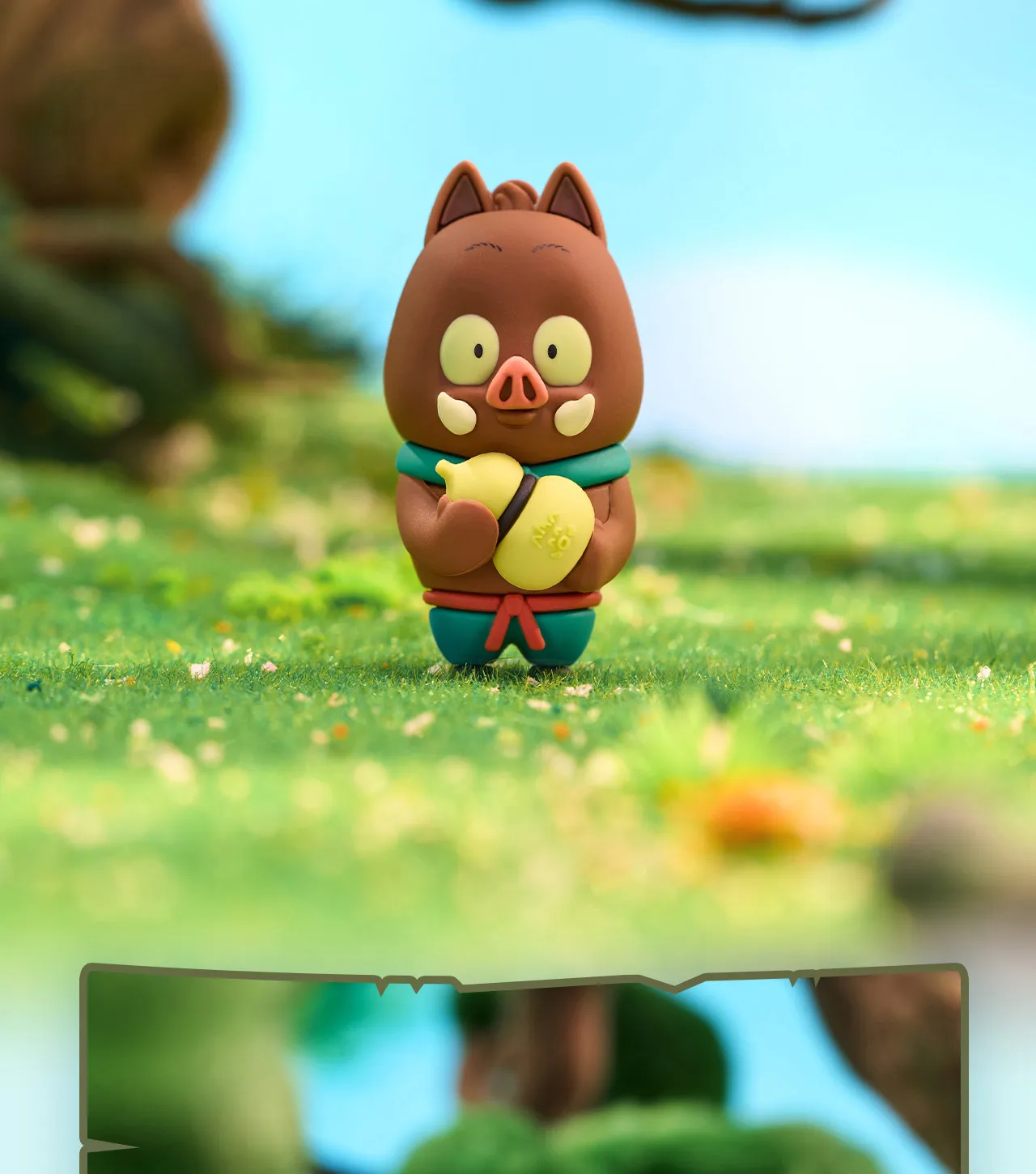 Фото Мини-кукла Minidoll Mini Duolang Langshan Little Monster Series, официальная лицензионная, милая кукла-подвеска на палец, брелок для ключей, подарок №4