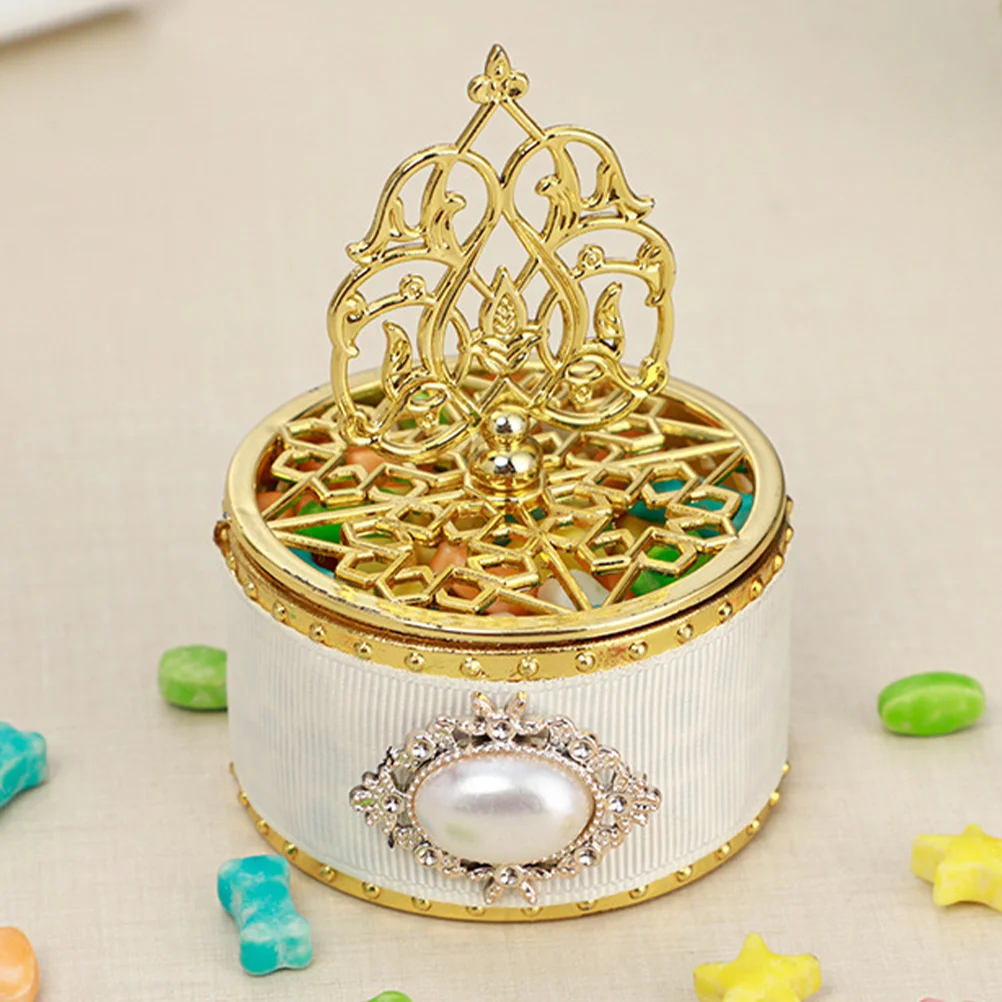 European Style Pearl Pagoda Candy Box Small Treat Boxes Cases Favor Containers Gift for Presents