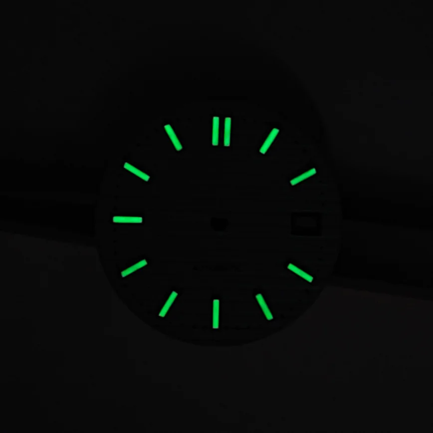 29.8MM Watch Dial Sky Blue Dial Green Luminous Suitable for Japanese NH35 Movement Watch Accessories