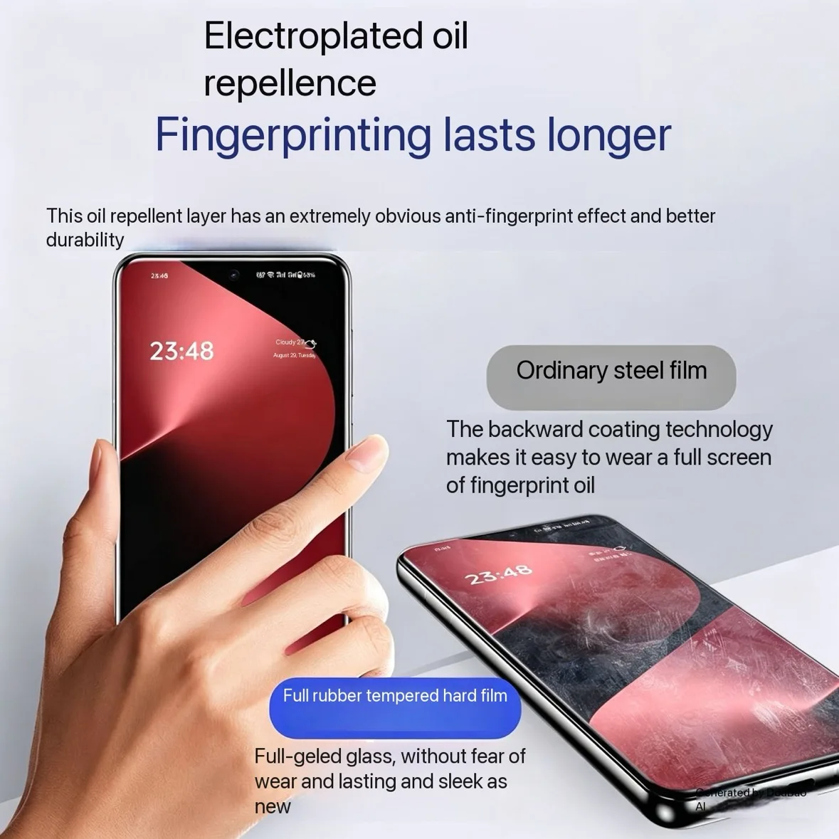 Защитное 3D-стекло для OPPO Find X6, X7, X8 Pro, X7 Ultra, X8 Ultra: легкая установка, без пыли (art.: 3920dade3506f) - 3920dade3506f