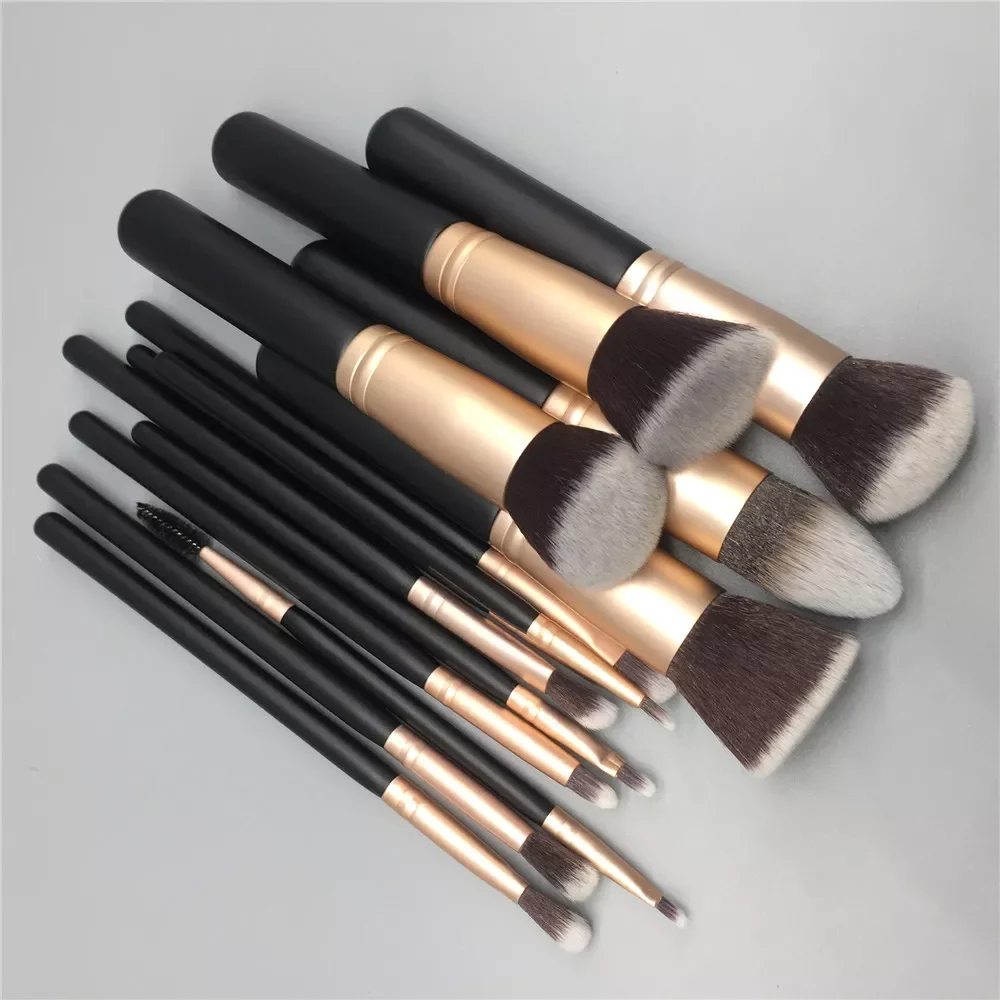 

makeup brushes set for foundation powder blusher lip eyebrow eyeshadow eyeliner brush cosmetic tool