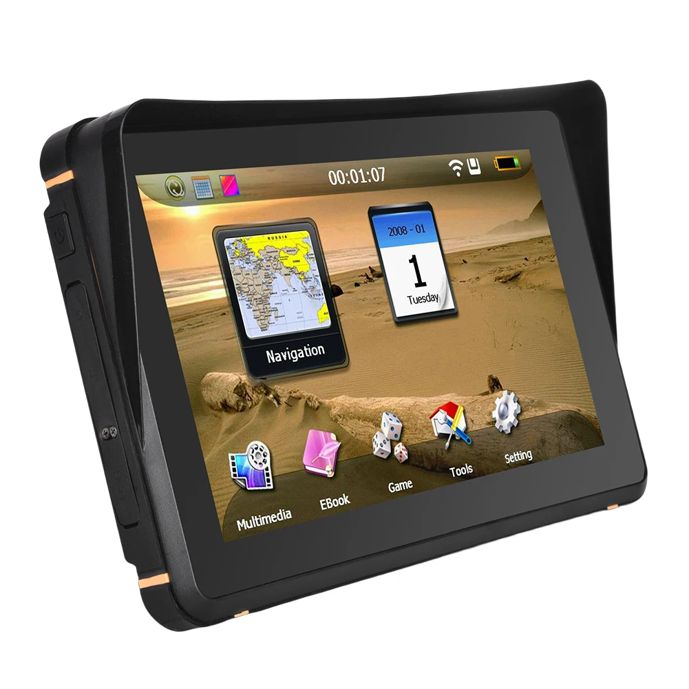 

7-дюймовый автомобильный радиоприемник с ЖК-дисплеем, беспроводной Carplay Android, Автомобильный мультимедийный плеер с голосовым управлением, GPS-навигацией, Wi-Fi, Mirrorlink