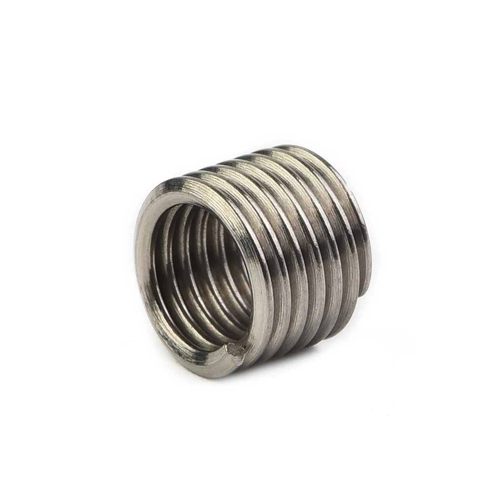 

50PCS Stainless Steel M6 Thread Repair Insert Kit 1.5D Rivet Nut Kit Helicoil Thread Repair Insert Kit Threading Tools Helicoil