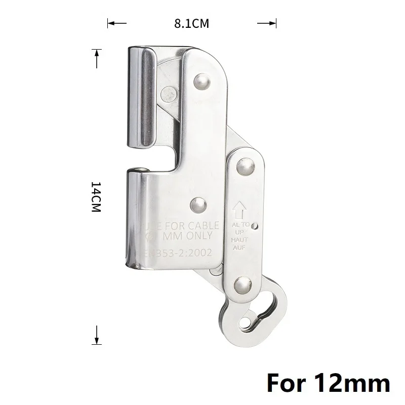 

8 мм, 10 мм, 12 мм, стальной трос, защита от падения, работа на высоте, трос, захват для стального кабеля, оборудование для защиты от ветра