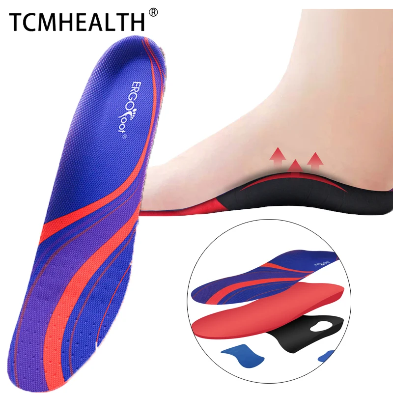 

TCMHEALTH Orthotic Insole High Arch Support Leg Flat Feet Orthopedic Flat Foot Health Sole Pad Support