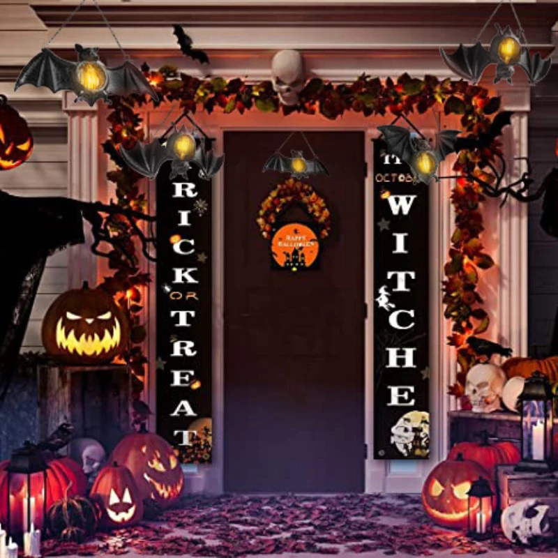 Подвеска в виде летучей мыши на Хэллоуин искусственная пластиковая подвеска