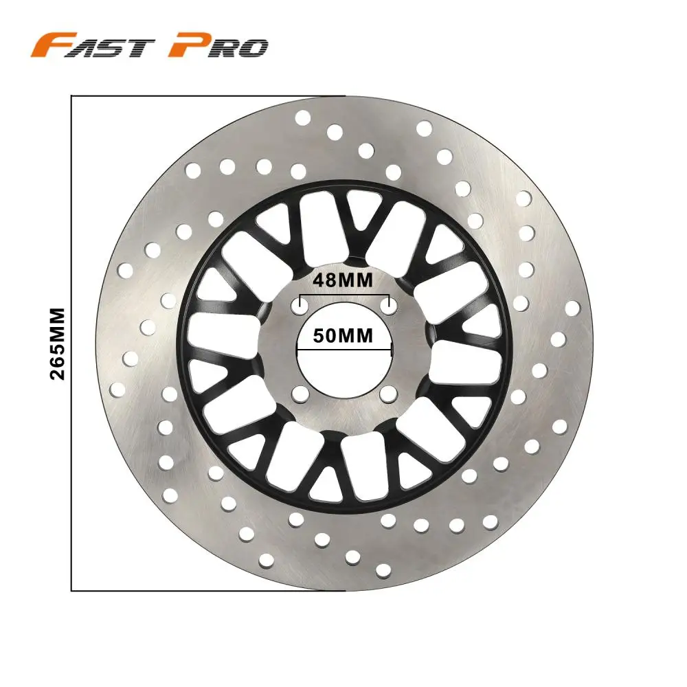 Передний тормозной диск 265 мм аксессуары для мотоциклов Hawk 250 Hawk250 мини-уличный