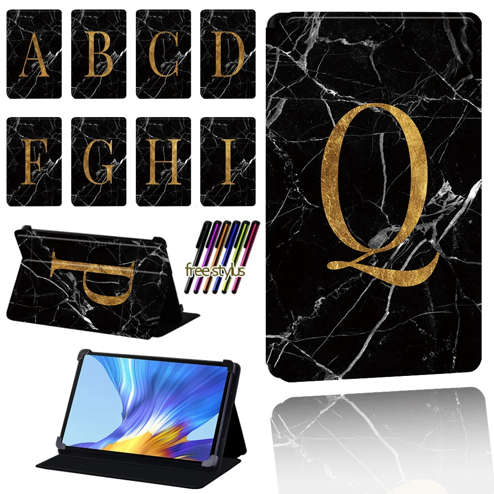 

For Huawei MatePad 10.4"/MatePad 10.8"/Pro 10.8"/Honor V6/MatePad T8 Leather Adjustable Folding Tablet Stand Protective Case