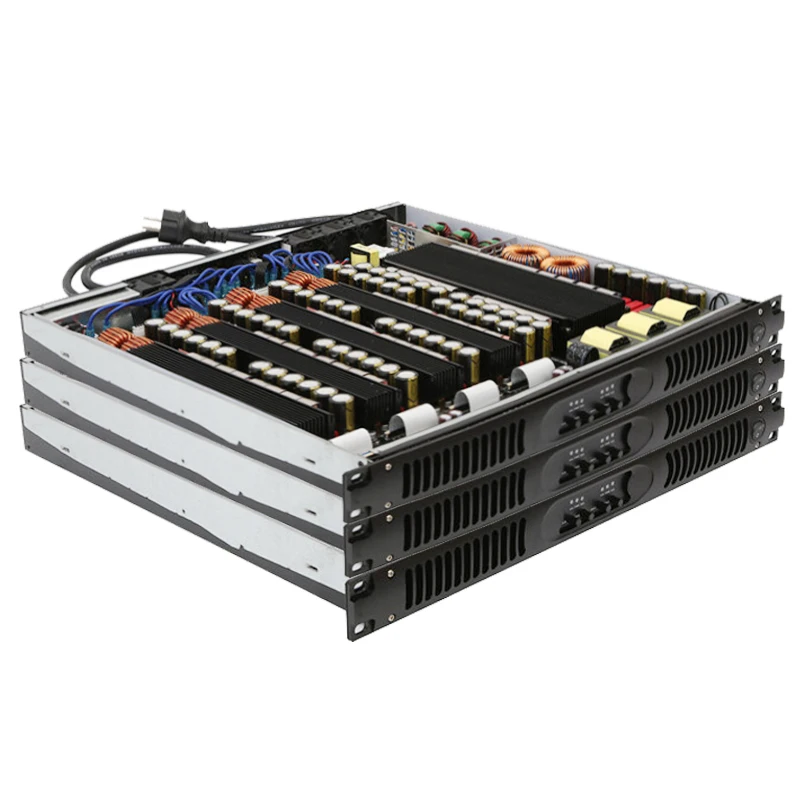 

Vosiner 1u digital power amplifier V-2004 karaoke amplifier 5000 watt sistema de sonido for 15 inch speaker