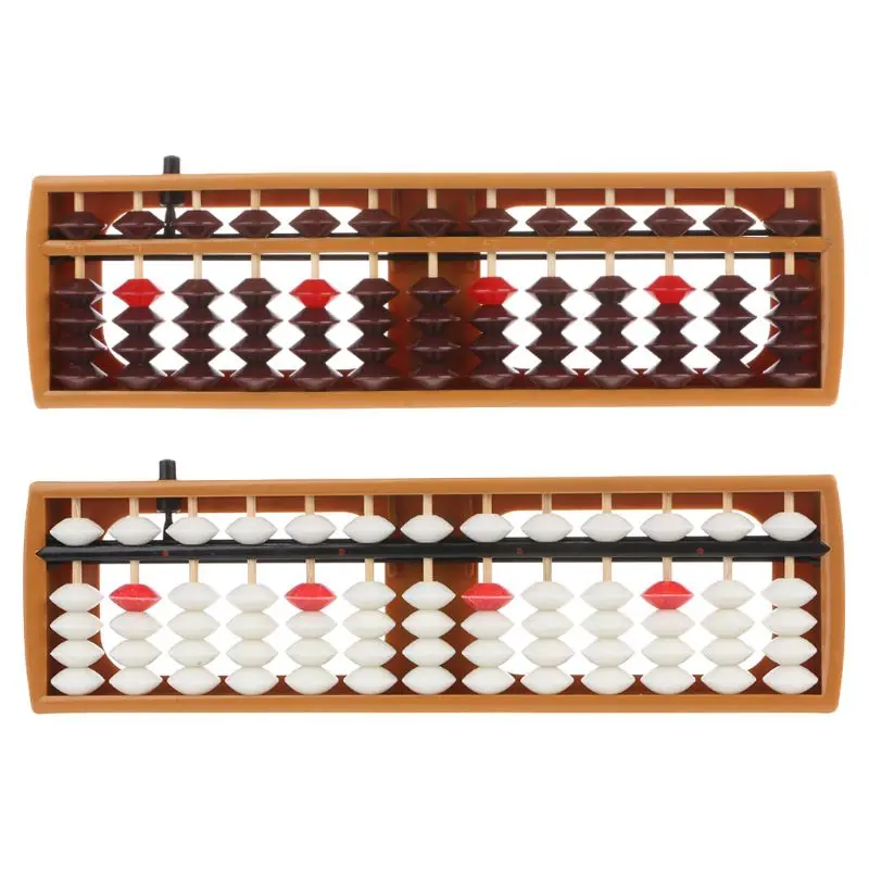 

Portable Japanese 13 Digits Column Abacus Soroban Caculating School f