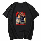 Советский флот Россия-СССР пропагандистский постер Графические футболки с коротким рукавом футболки Harajuku уличная одежда летняя мужская одежда