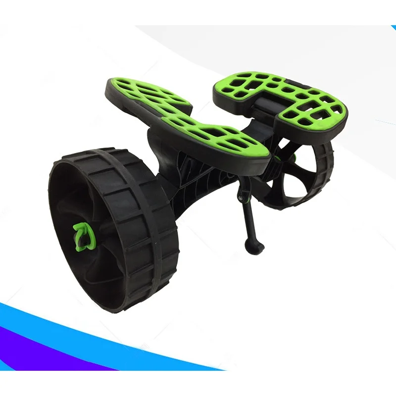 

New 2-Wheel Canoe Boat Carrier Cart Small Fishing Boat Transport Car Surf Board Plastic Single Beach Board Cart Trolley