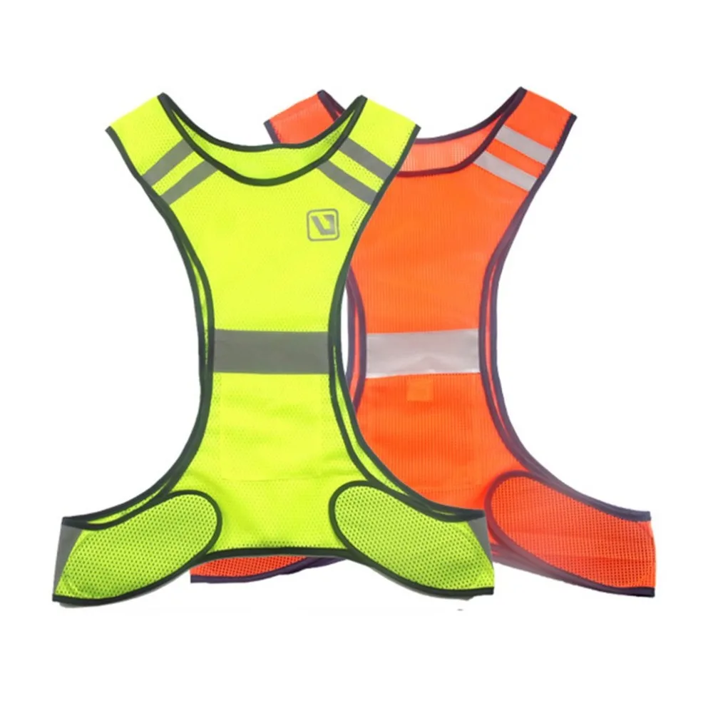

Multi-Pockets High Visibility Zipper Front Safety Vest with Reflective Strips Bicycle and Motorcycle Riding Multipurpose