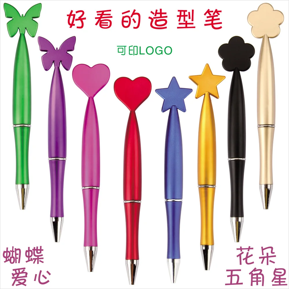 

Creative Styling Ballpoint Pen Heart Shaped Multiple Shape Pen Case Office Student Signature Stationery Valentine's Day Gift