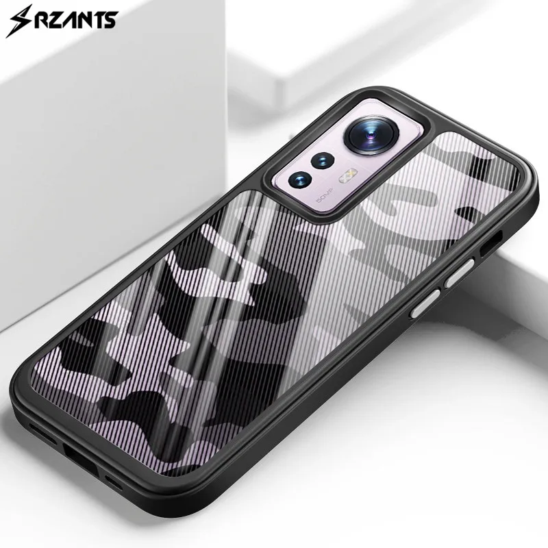 

Rzants Funda Case for Xiaomi 12 12X 12S Camouflage Cover Military Design Shockproof Back Casing