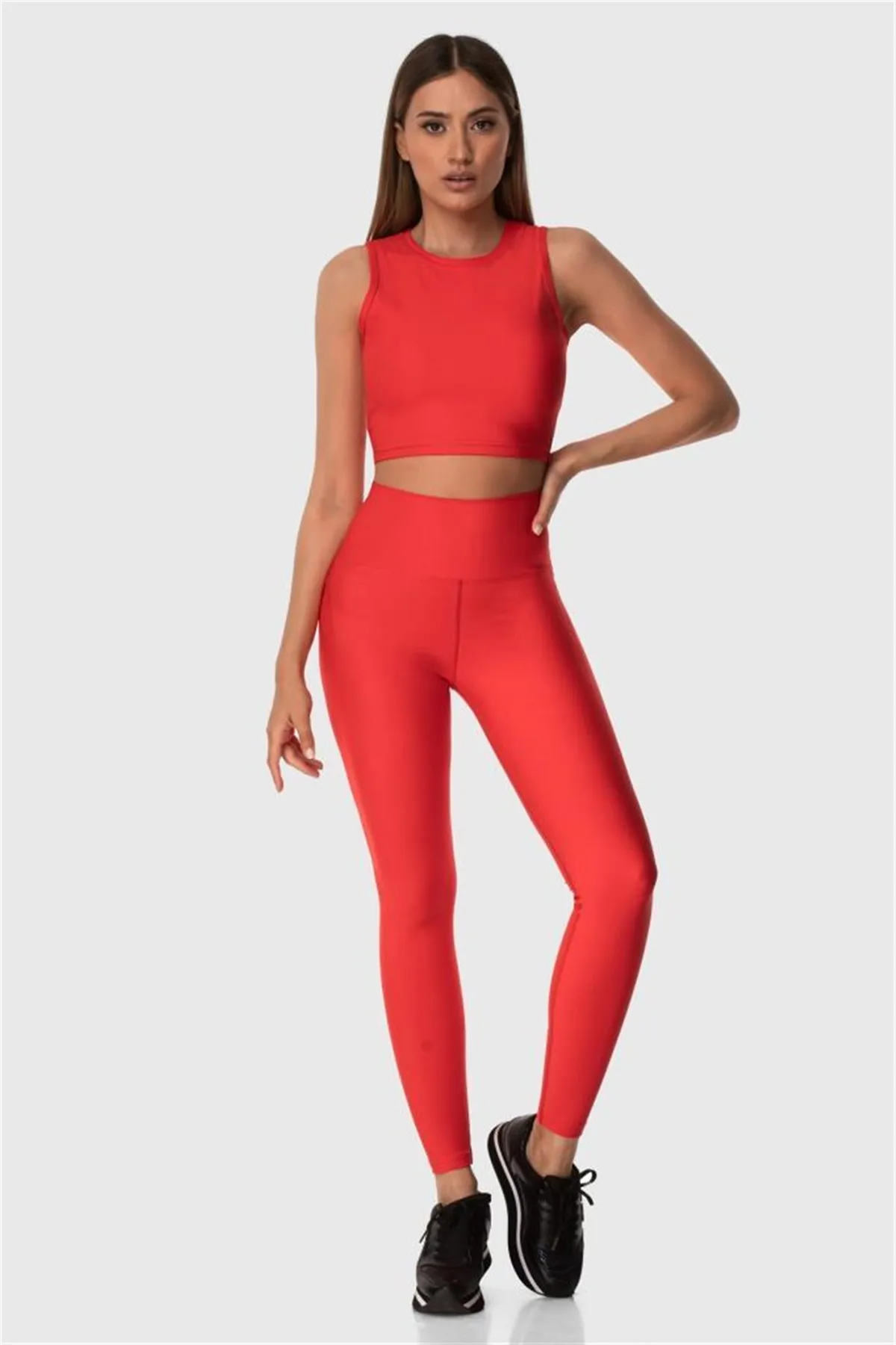Superstacy High Waist Grenadine Flower Sports Leggings
