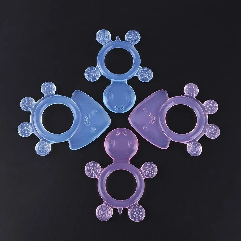 

Silicone Baby Teether Kids Food Grade Silicone Teether Baby Soother Teething Chewable Pacifier Toys Baby Health Care