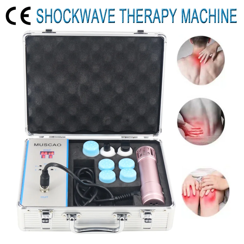 

Extracorporeal Shockwave Therapy Machine For ED Treatment Plantar Fascitis Relieve Pain Chiropractic Shock Wave Body Massager