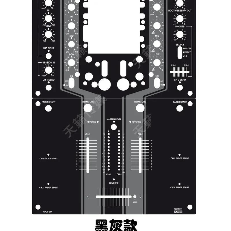DJM-909 skin микшерная панель djm909 Персонализированная красочная патч настраиваемая