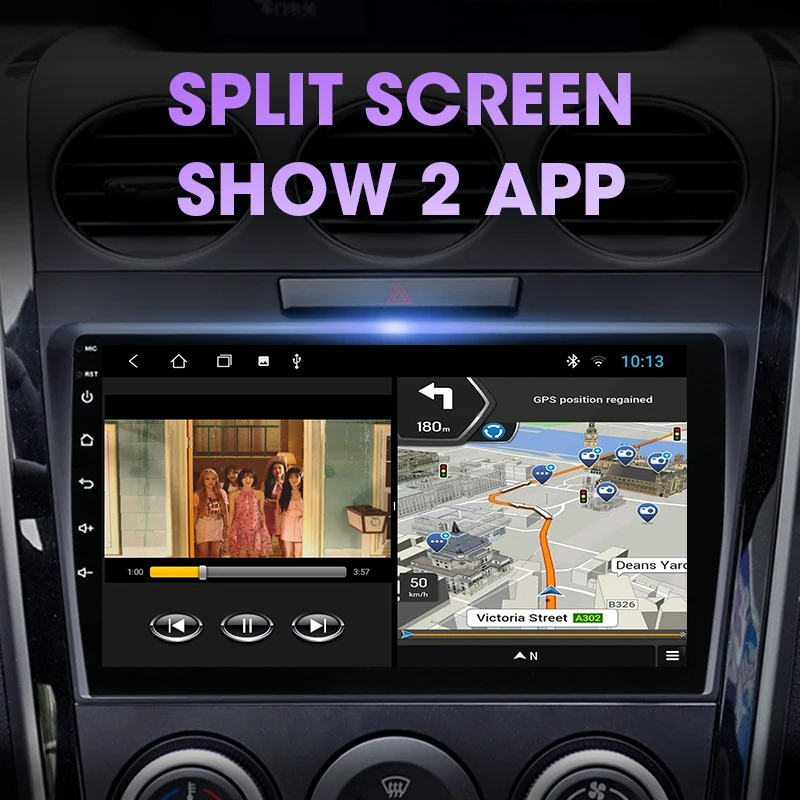 vtopek 9 4g dsp carplay 2din android 10 car radio multimedia player navigation gps for mazda 6 rui wing 2007 2012 support bose free global shipping