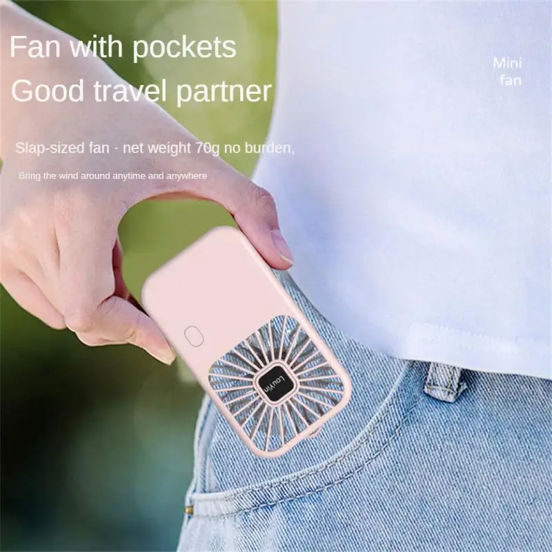 

Portable Small Pocket Fans Air Conditioning Outdoor Lightweight Desktop Fan For Office Study Dormitory Desktop Air Cooler