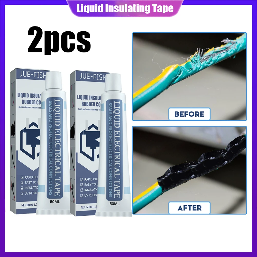 

50ML liquid wire insulation liquid electrical tape Sealant waterproof bonding flame retardant high temperature resistant