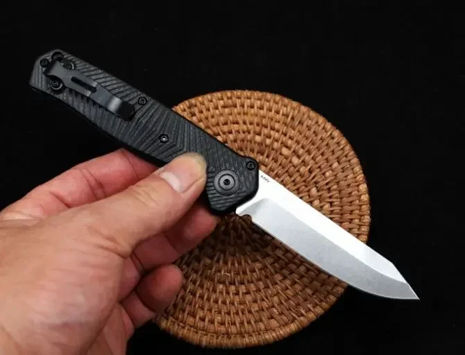 Карманный нож Butterfly 8551BK S90V лезвие G10 ручка одного действия тактический