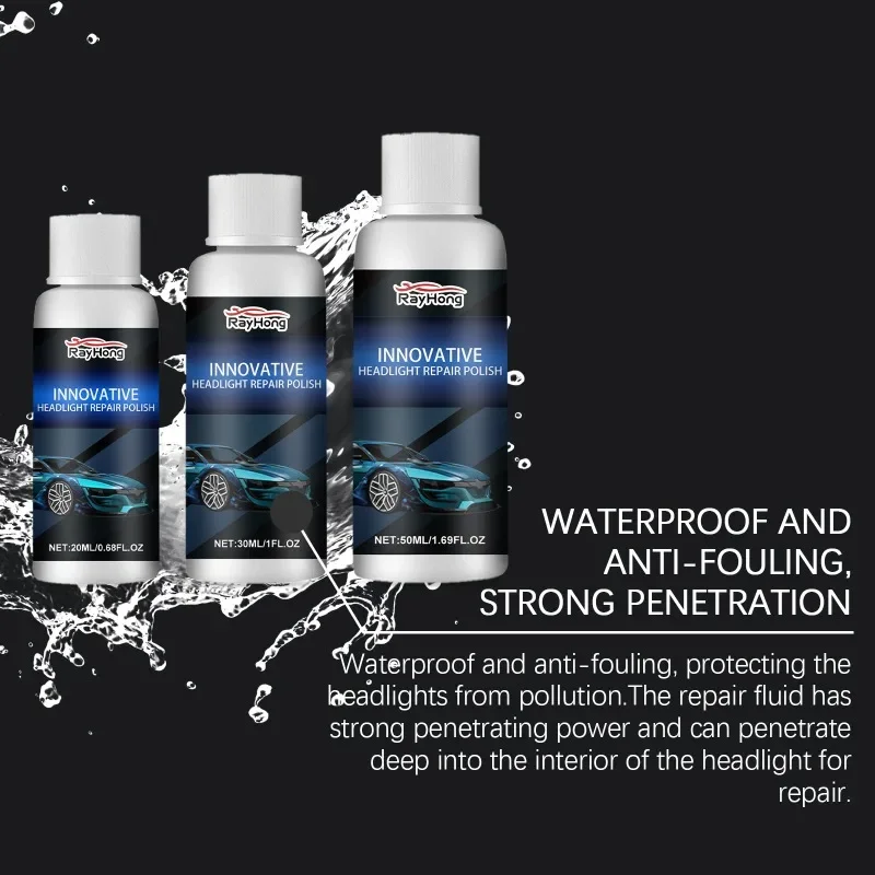 Ремонт автомобильных фар средство для ремонта царапин