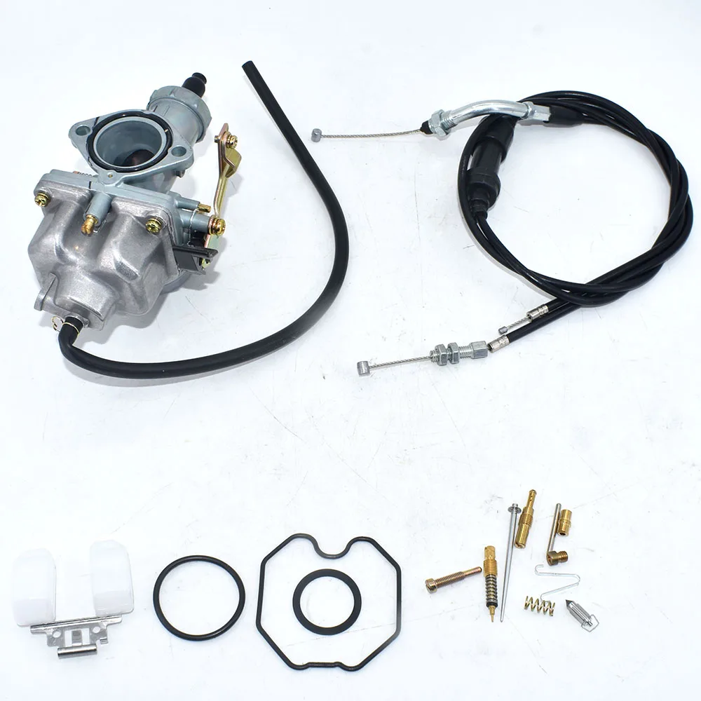 PZ30 30mm Carburetor With Dual Throttle Cable and Repair Kit For Keihin ABM IRBIS TTR 250 200cc 250cc