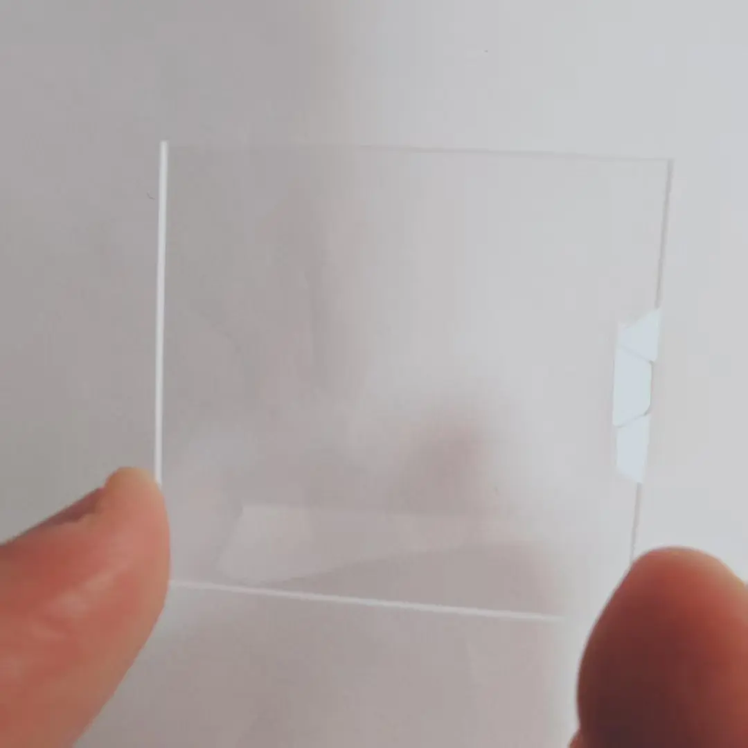 2 шт. общий размер 43x40x1 5 мм полный спектр прозрачное УФ-ИК-кварцевое стекло JGS2