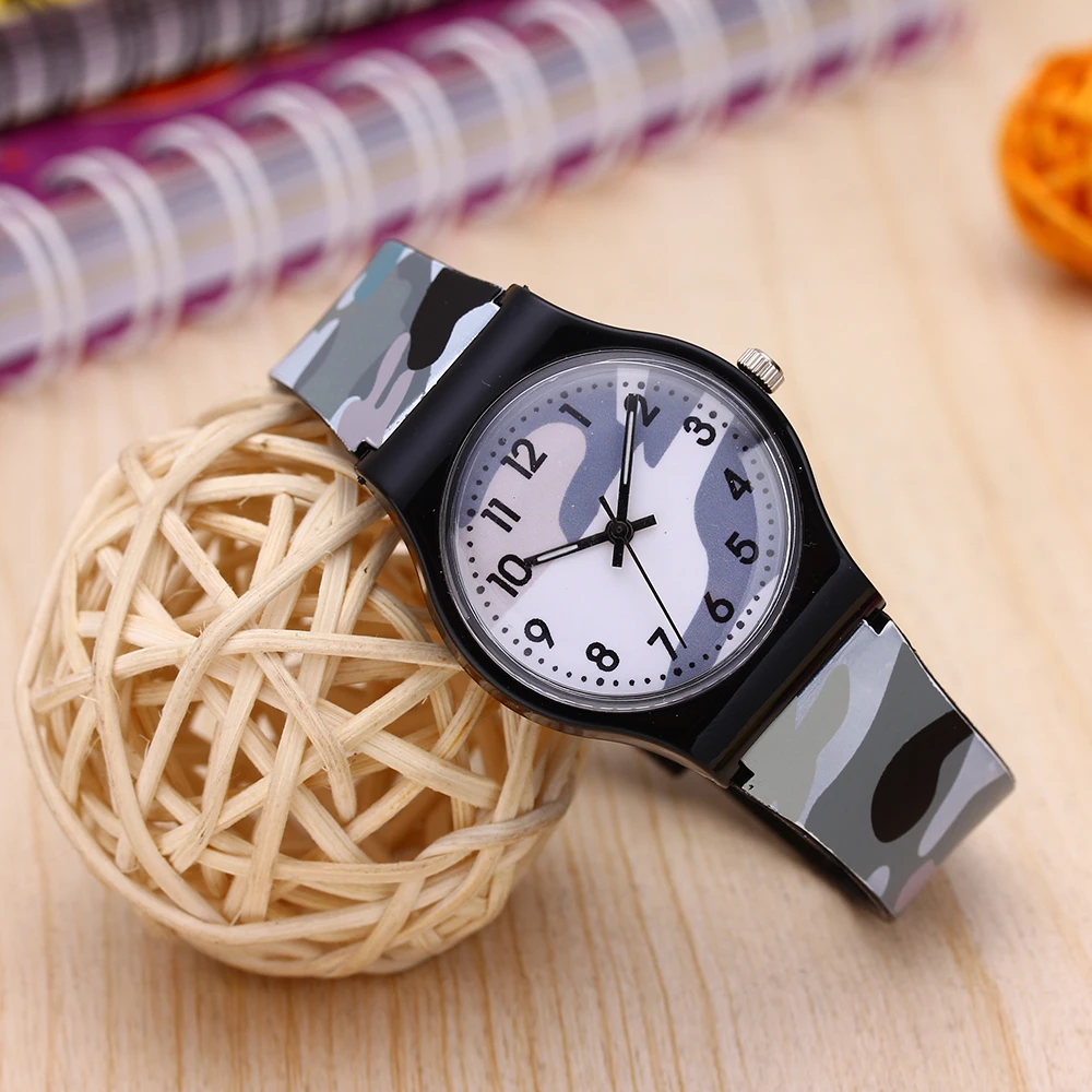 

Boys Military Watch For Kids New Sports Children Quartz Wristwatch Silicone Strap Casual Student Clock Classic Relogio Infantil