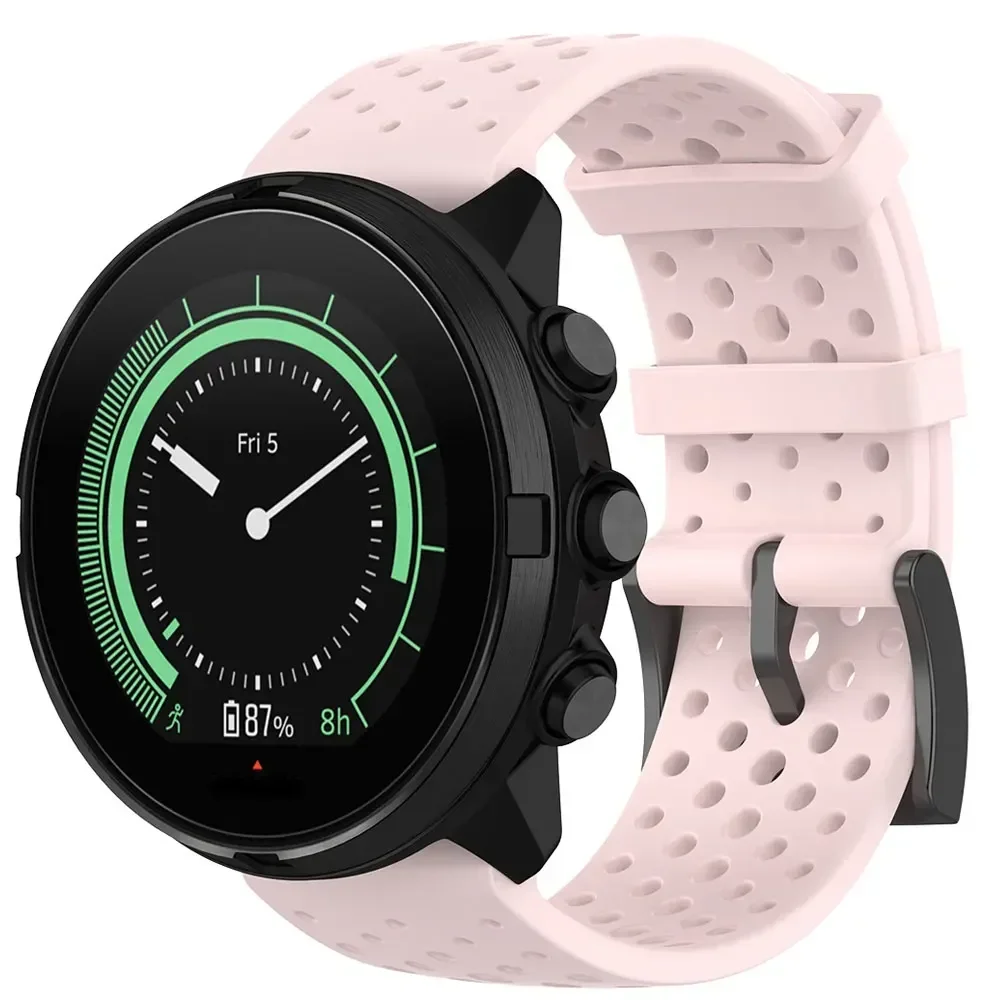 Силиконовый ремешок 24 мм для умных часов SUUNTO 7 9 Baro D5, сменный браслет для спортивных часов Spartan Sport Wrist HR, Fossil Q Hybrid Correa (art.: 3920dc375a338) - 3920dc375a338