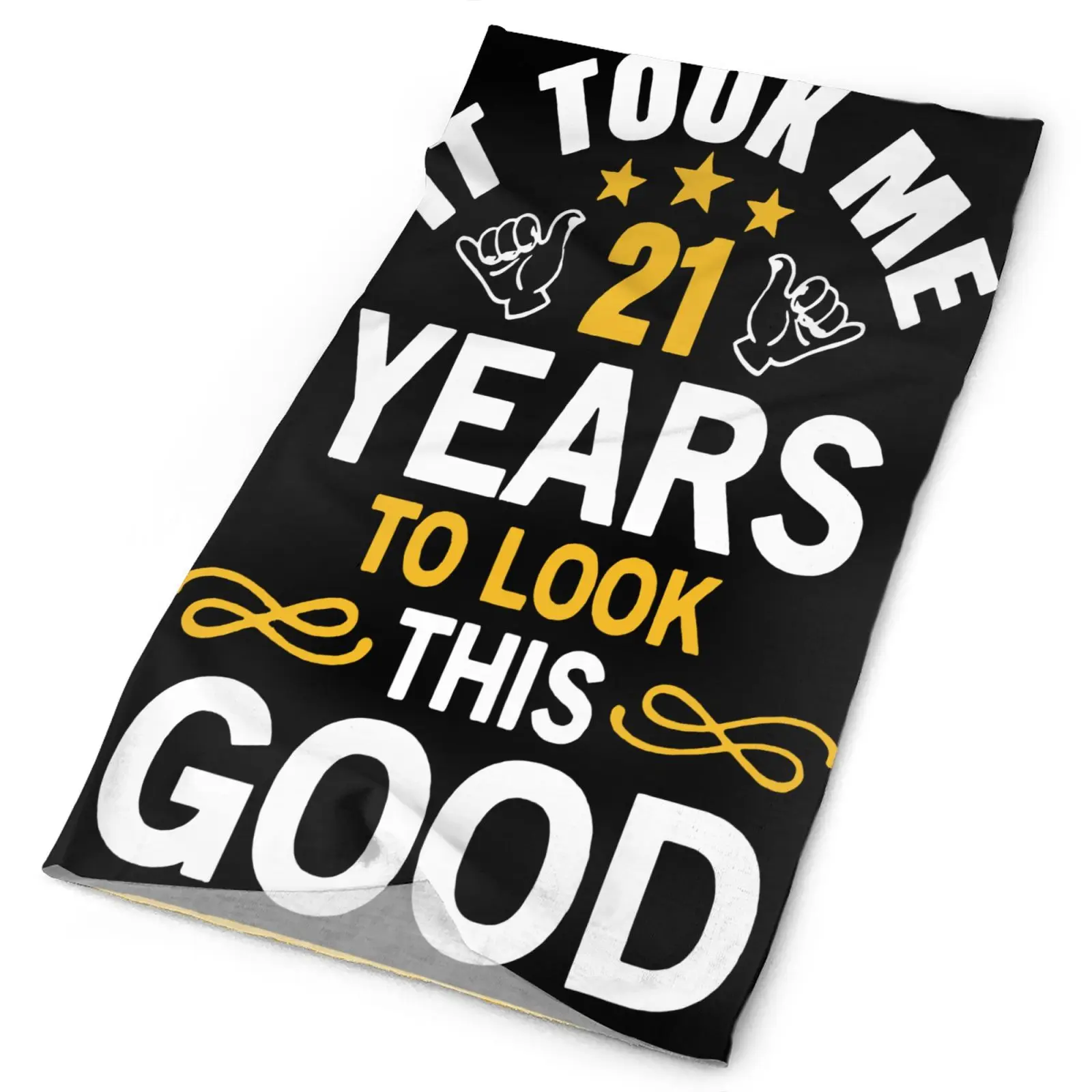 

21Th Birthday Took Me 21 Years Men's Bandana Tactical Mask Balaclava Woman Hunting Running Accessories Anime Scarf Neck Warmer