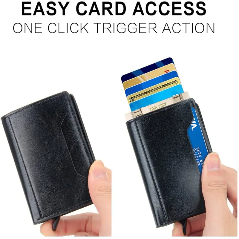 Credit Card Wallet for Men Smart Minimalist Card Holder Rfrd
