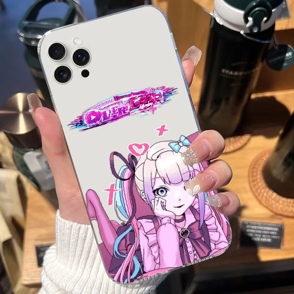 Прозрачный чехол для телефона Game N-Needy Girl iPhone Mini Plus 11 13 12 14 15 16 Pro XS Max