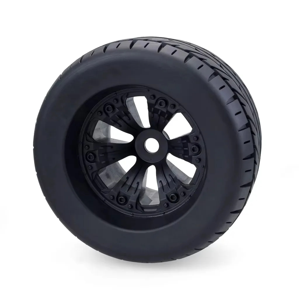 DroMa4PCS 170MM 165MM Комплект колесных дисков и шин для монстер-трака с шестигранной втулкой 17 мм для радиоуправляемых внедорожных автомобилей масштаба 18 HPI Redcat Rovan Savage (art.: 3920dcd3371bb) - 3920dcd3371bb