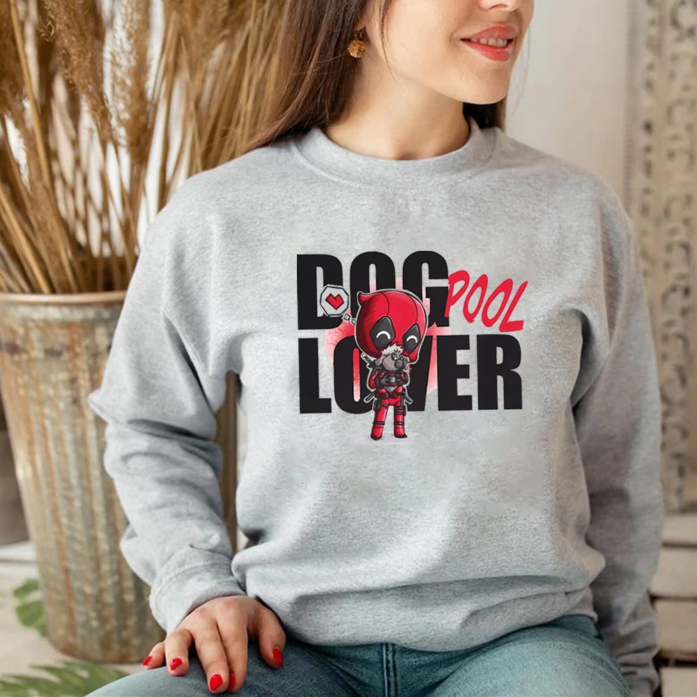 Симпатичная толстовка с изображением собаки и бассейна забавная супергероев