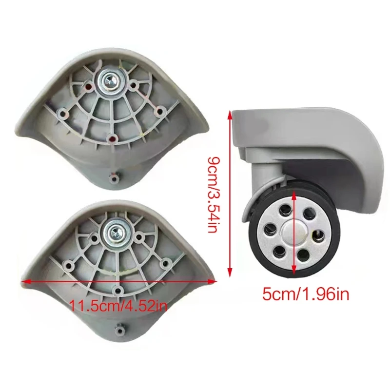 Чемодан тележки Колесо для багажа Запасные колеса Двухрядные