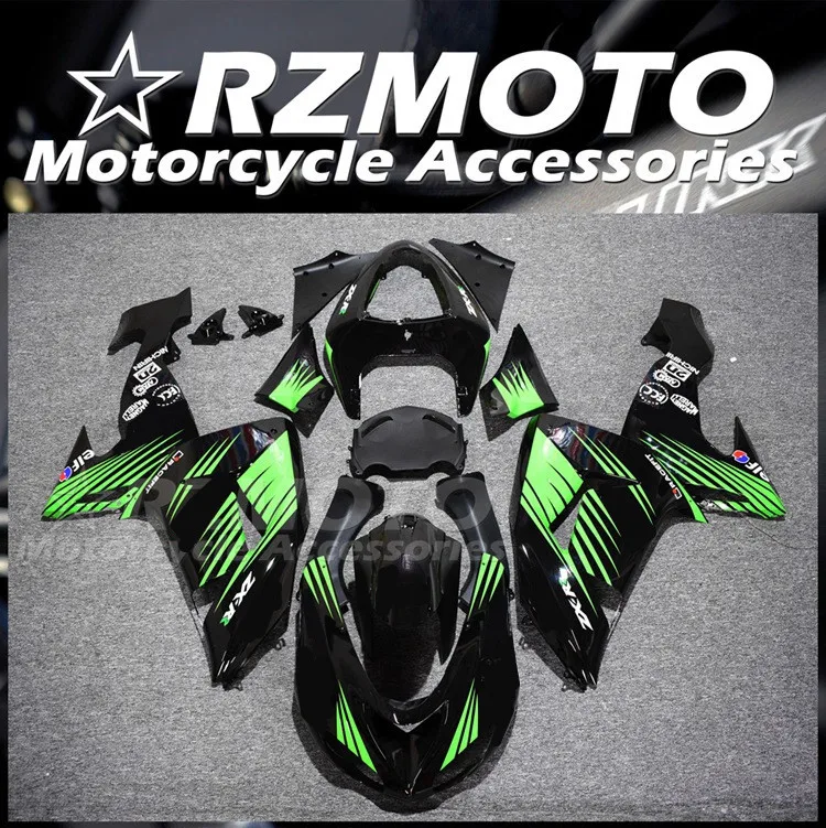 

4Gifts New ABS Injection Mold Full Fairings Kit Fit For KAWASAKI ZX-10R ZX10R 2006 2007 06 07 Bodywork Set Custom