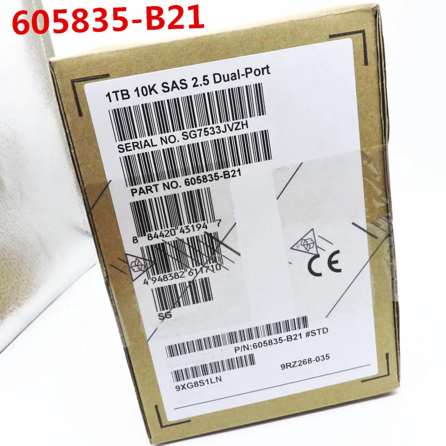 

100% новый в коробке 3 года гарантии 605835-B21 ТБ 2,5 дюйма 7,2 K SAS 606020-001 требуется больше фото под углом, пожалуйста, свяжитесь со мной
