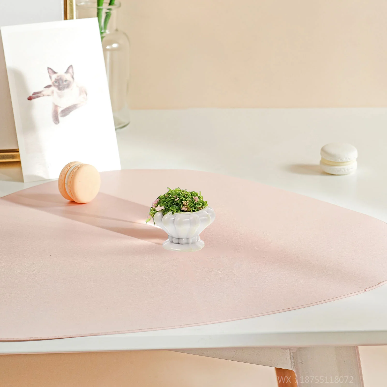 4 шт. мини-кашпо ваза игрушечный стол модель искусственные растения цветочная