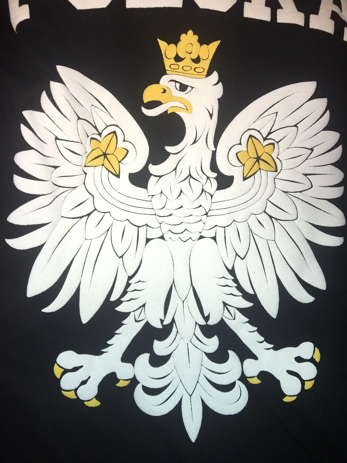 Футболка POLSKA мужская оверсайз с коротким рукавом Повседневная рубашка польским