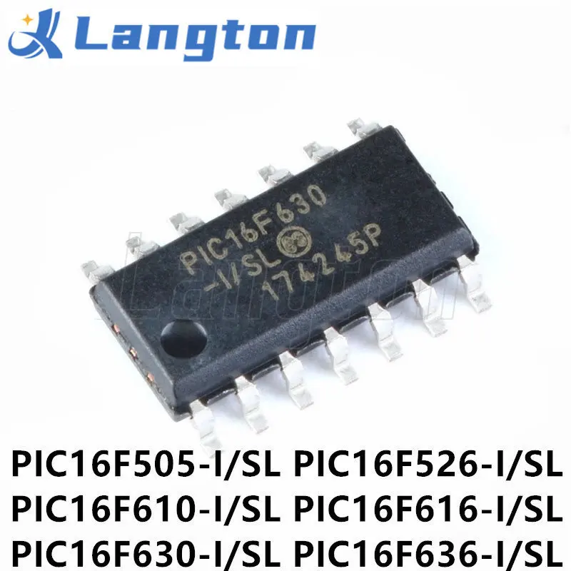 PIC16F505-I/SL F526 F610 F616 F630 F636 F676 SMD микроконтроллер